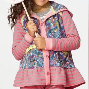 MATILDA JANE Cuddle Me sweatshirt jacket, Sz 4.